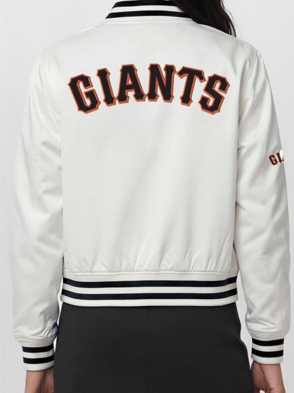 MLB San Francisco Giants Women's Champion Bomber Jacket S - Picture 3 of 10